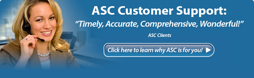 ASC customer support