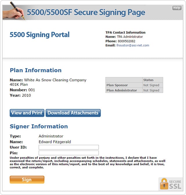 5500 Forms for Qualified Retirement Plans