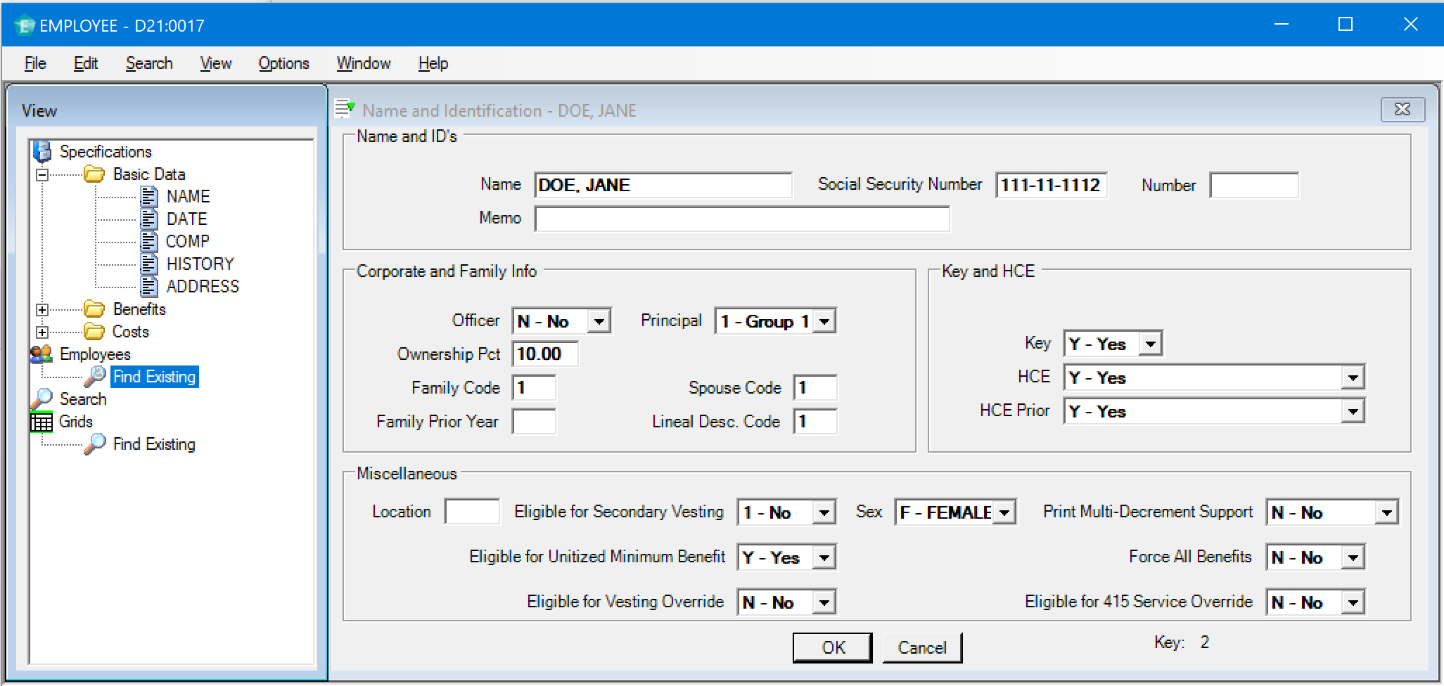 Employee Record
