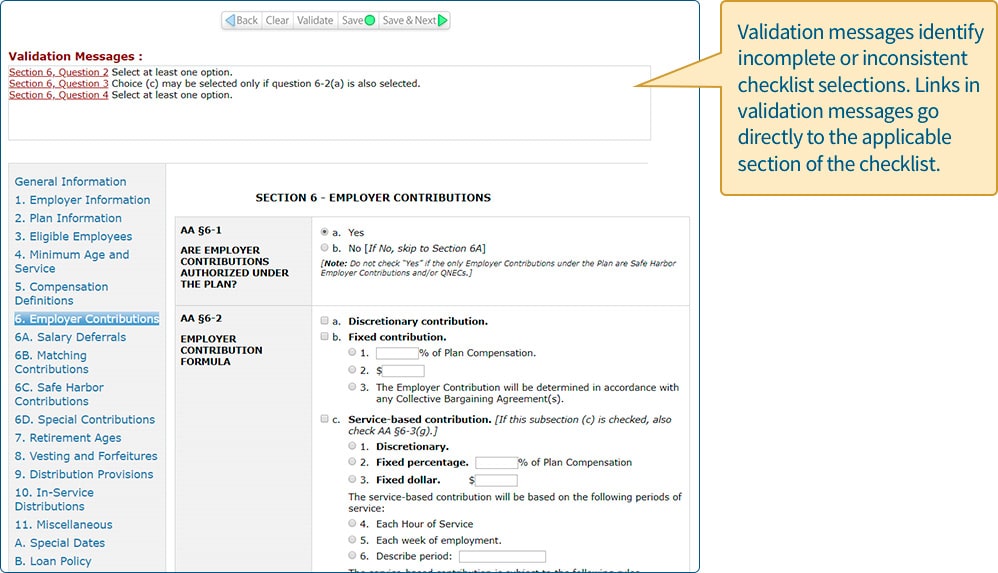 Validation Messages