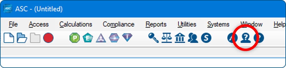 Screenshot of ASC Val Software